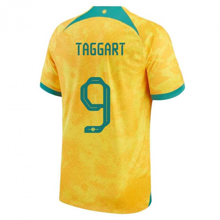 Kinder Australische Adam Taggart #9 Gold Heimtrikot Trikot 22-24 T-shirt Schweiz