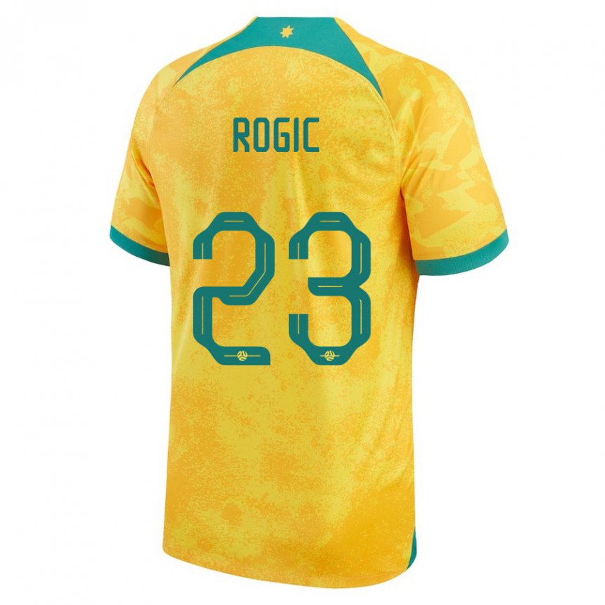 Kinder Australische Tom Rogic #23 Gold Heimtrikot Trikot 22-24 T-shirt Schweiz