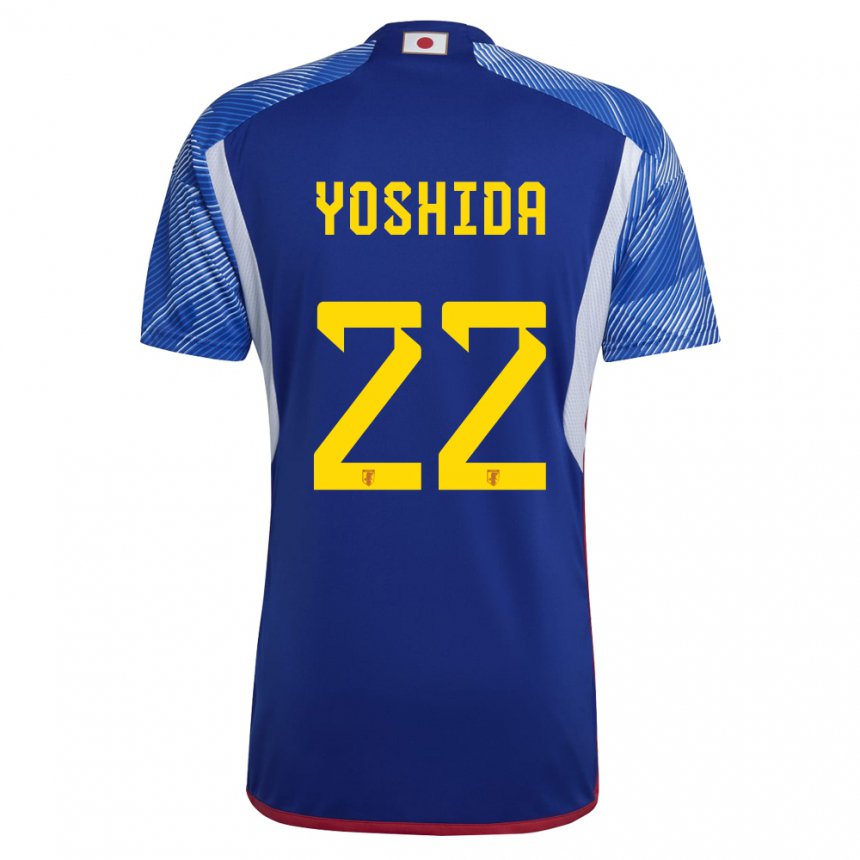 Enfant Maillot Japon Maya Yoshida #22 Bleu Royal Tenues Domicile 22-24 T-shirt Suisse