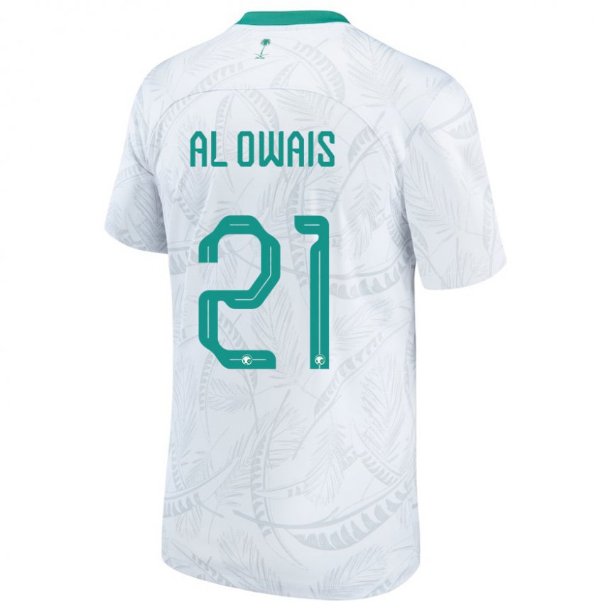 Kinder Saudi-arabische Mohammed Al Owais #21 Weiß Heimtrikot Trikot 22-24 T-shirt Schweiz