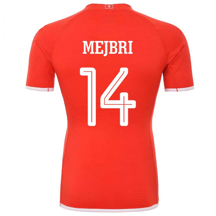 Kinder Tunesische Hannibal Mejbri #14 Rot Heimtrikot Trikot 22-24 T-shirt Schweiz