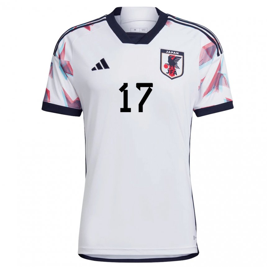 Enfant Maillot Japon Ao Tanaka #17 Blanc Tenues Extérieur 22-24 T-shirt Suisse