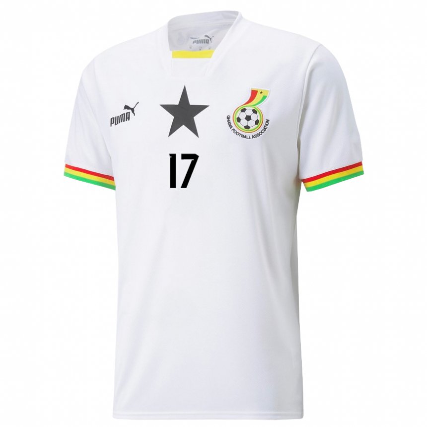 Herren Ghanaische Abdul-rahman Baba #17 Weiß Heimtrikot Trikot 22-24 T-shirt Schweiz