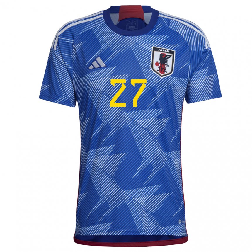 Herren Japanische Yuki Soma #27 Königsblau Heimtrikot Trikot 22-24 T-shirt Schweiz