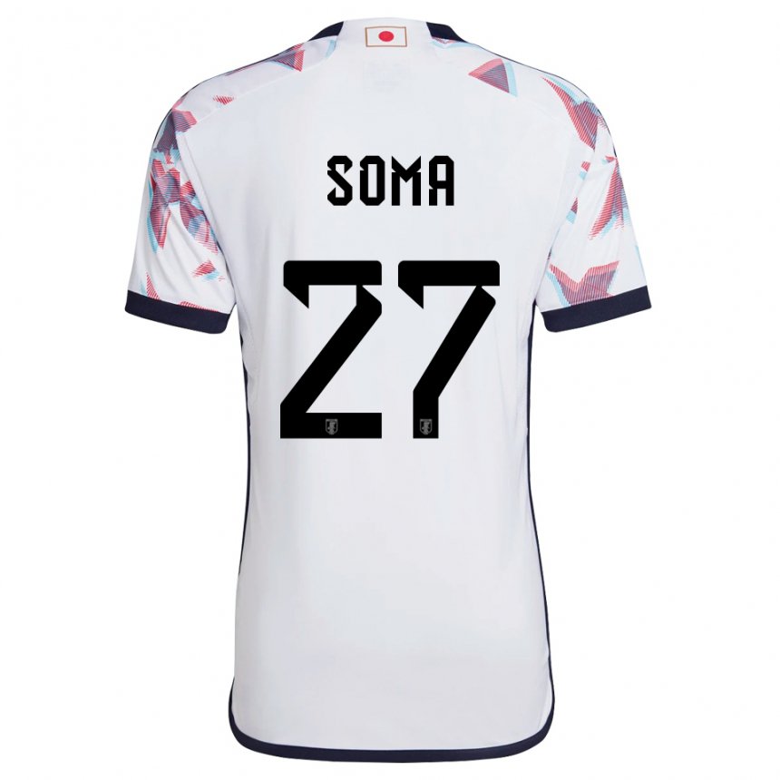 Herren Japanische Yuki Soma #27 Weiß Auswärtstrikot Trikot 22-24 T-shirt Schweiz