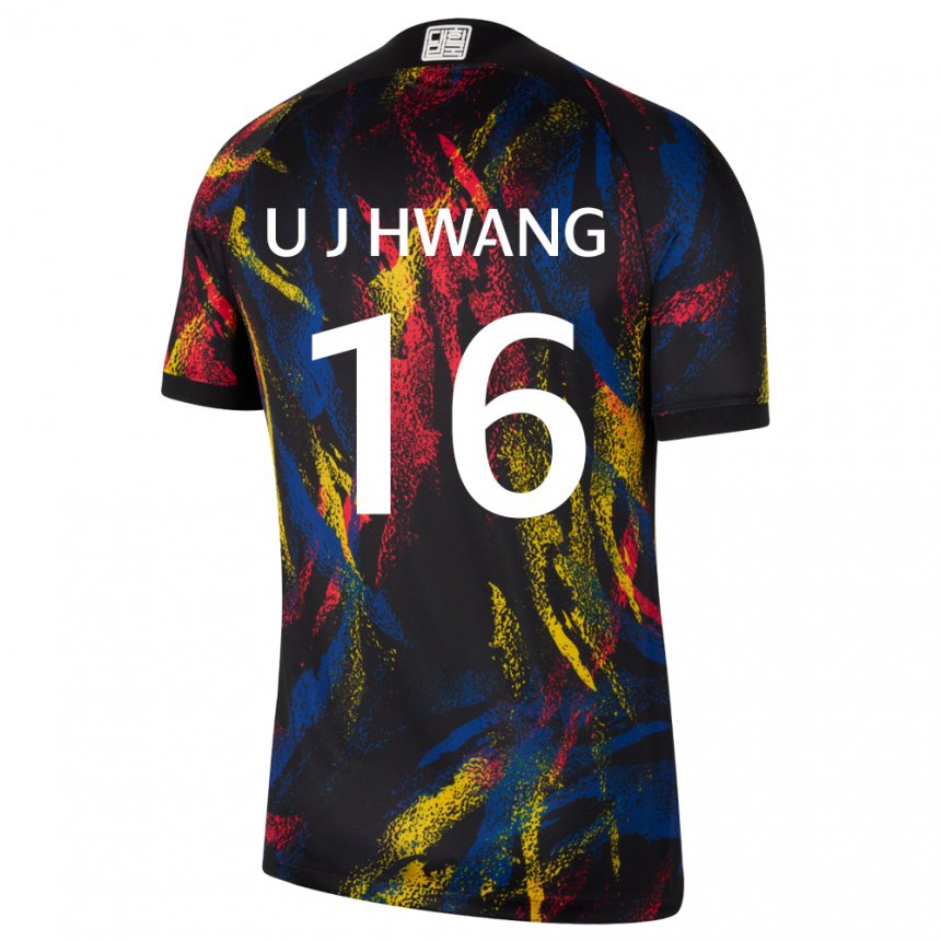 Herren Südkoreanische Ui-jo Hwang #16 Mehrfarbig Auswärtstrikot Trikot 22-24 T-shirt Schweiz