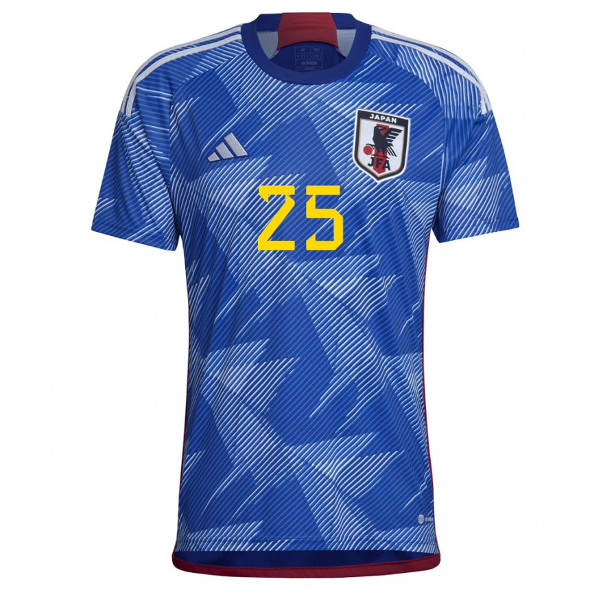 Damen Japanische Daizen Maeda #25 Königsblau Heimtrikot Trikot 22-24 T-shirt Schweiz