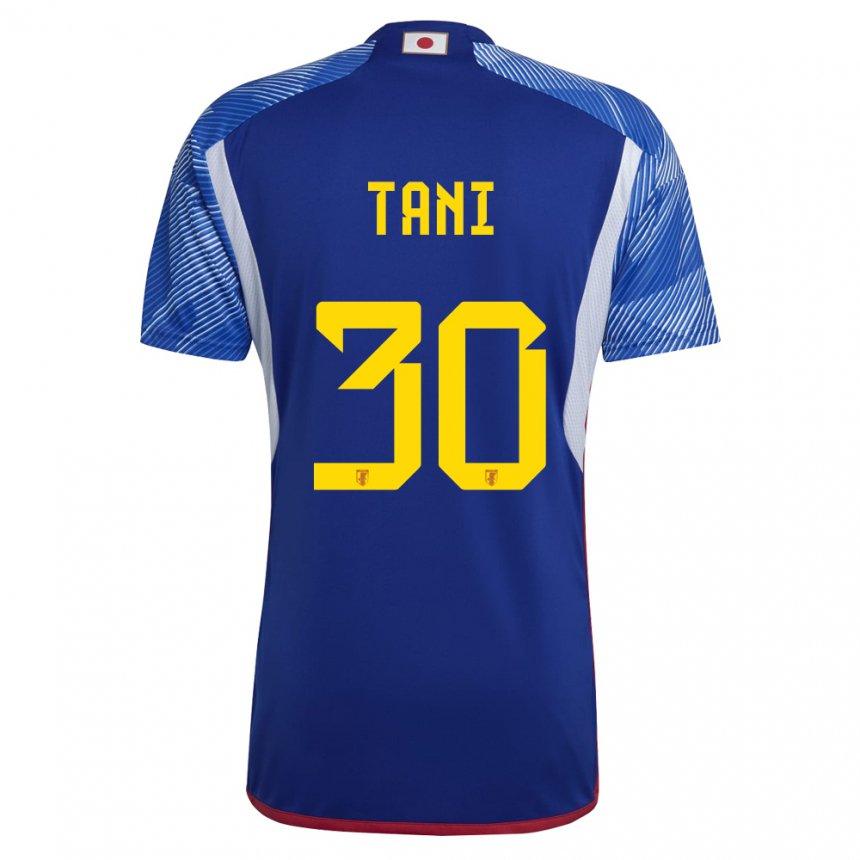 Damen Japanische Kosei Tani #30 Königsblau Heimtrikot Trikot 22-24 T-shirt Schweiz