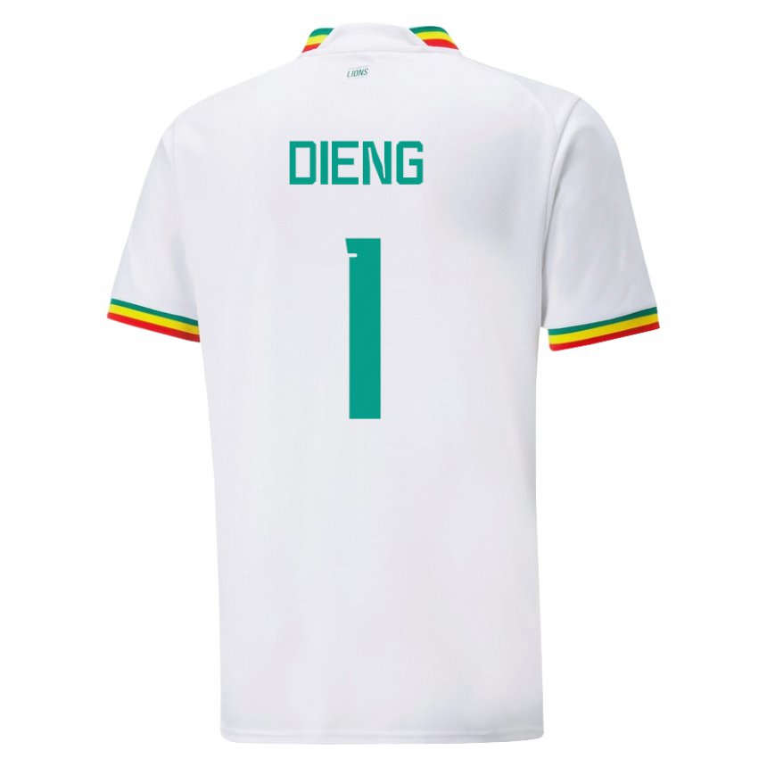 Damen Senegalesische Timothy Dieng #1 Weiß Heimtrikot Trikot 22-24 T-shirt Schweiz