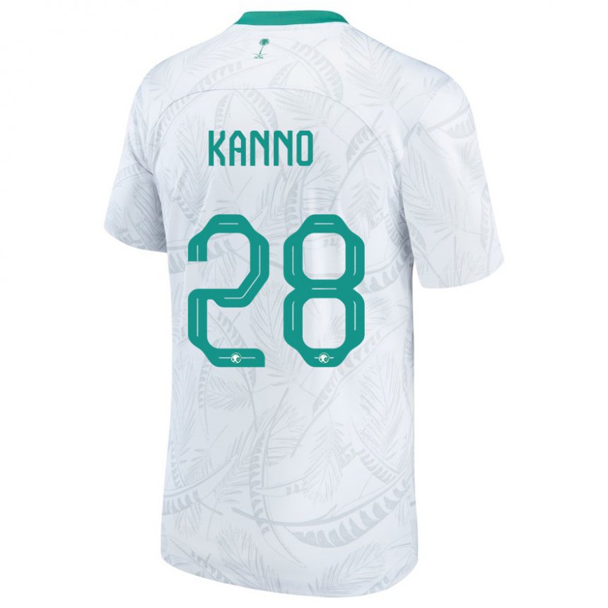 Damen Saudi-arabische Mohamed Kanno #28 Weiß Heimtrikot Trikot 22-24 T-shirt Schweiz