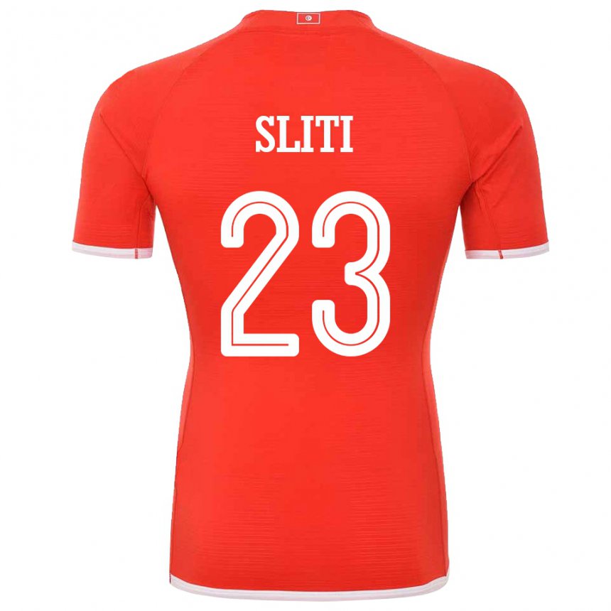 Damen Tunesische Naim Sliti #23 Rot Heimtrikot Trikot 22-24 T-shirt Schweiz