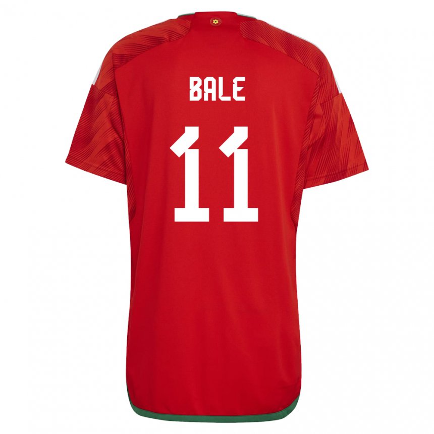 Damen Walisische Gareth Bale #11 Rot Heimtrikot Trikot 22-24 T-shirt Schweiz