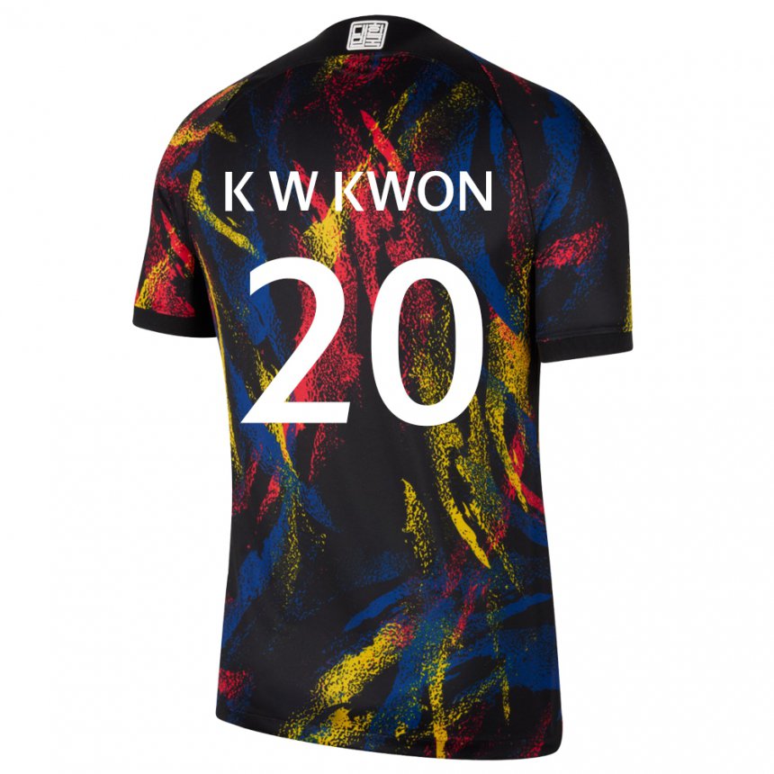 Damen Südkoreanische Kyung-won Kwon #20 Mehrfarbig Auswärtstrikot Trikot 22-24 T-shirt Schweiz