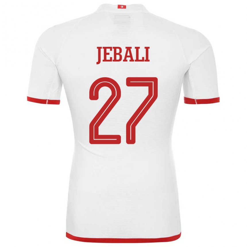 Damen Tunesische Issam Jebali #27 Weiß Auswärtstrikot Trikot 22-24 T-shirt Schweiz