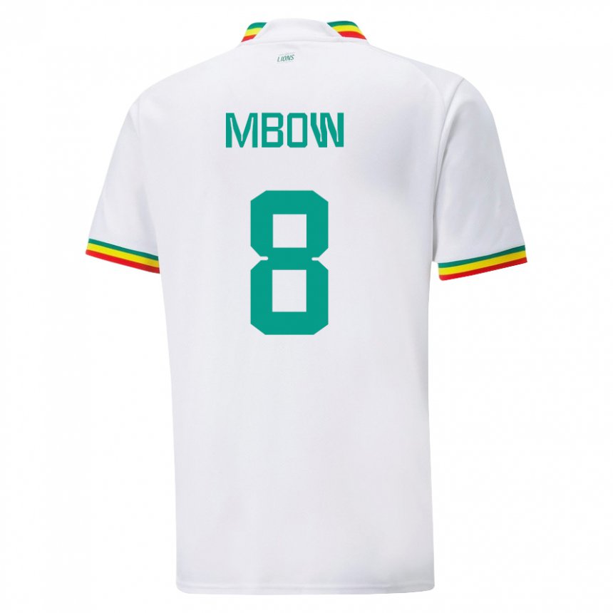 Kinder Senegalesische Mamadou Mbow #8 Weiß Heimtrikot Trikot 22-24 T-shirt Schweiz