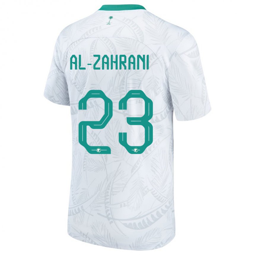 Enfant Maillot Arabie Saoudite Tahani Al Zahrani #23 Blanc Tenues Domicile 22-24 T-shirt Suisse