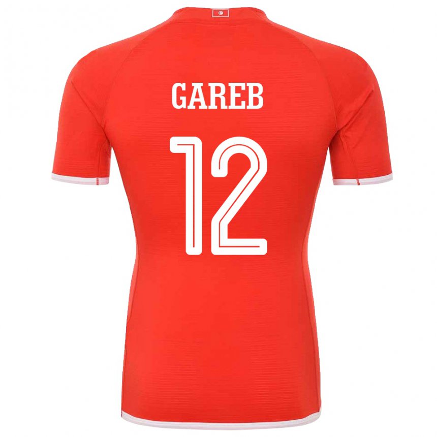 Kinder Tunesische Adem Gareb #12 Rot Heimtrikot Trikot 22-24 T-shirt Schweiz