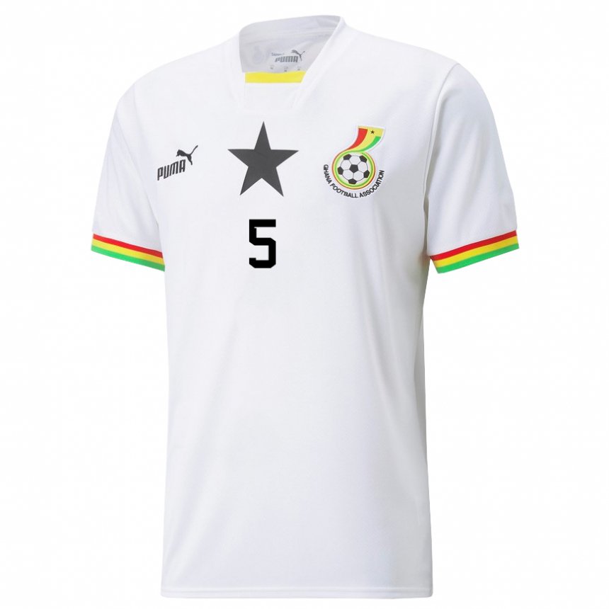 Kinder Ghanaische Grace Asantewaa #5 Weiß Heimtrikot Trikot 22-24 T-shirt Schweiz