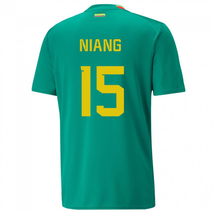 Kinder Senegalesische Jeanne Niang #15 Grün Auswärtstrikot Trikot 22-24 T-shirt Schweiz