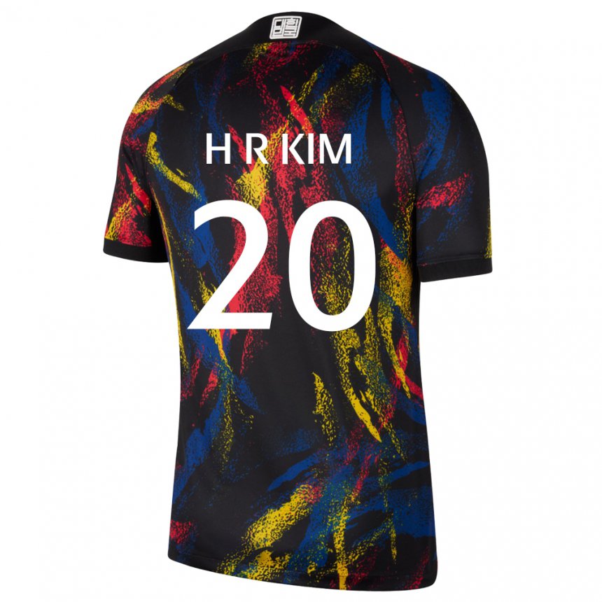 Kinder Südkoreanische Kim Hye Ri #20 Mehrfarbig Auswärtstrikot Trikot 22-24 T-shirt Schweiz