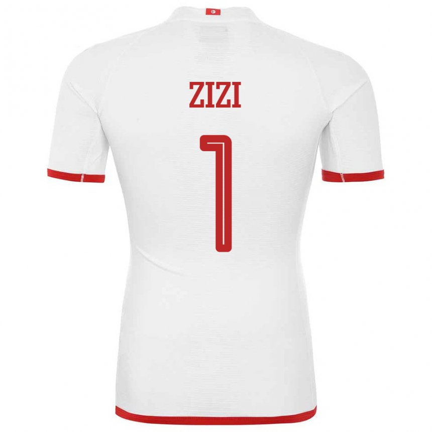 Enfant Maillot Tunisie Nesrine Zizi #1 Blanc Tenues Extérieur 22-24 T-shirt Suisse