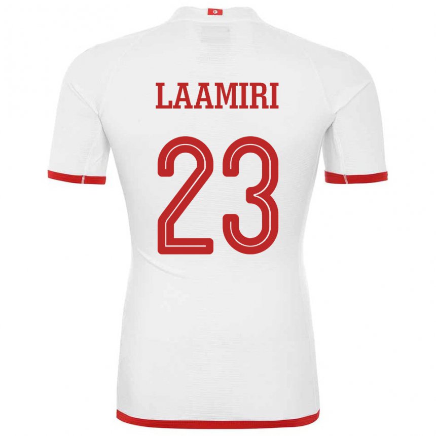 Kinder Tunesische Soumaya Laamiri #23 Weiß Auswärtstrikot Trikot 22-24 T-shirt Schweiz