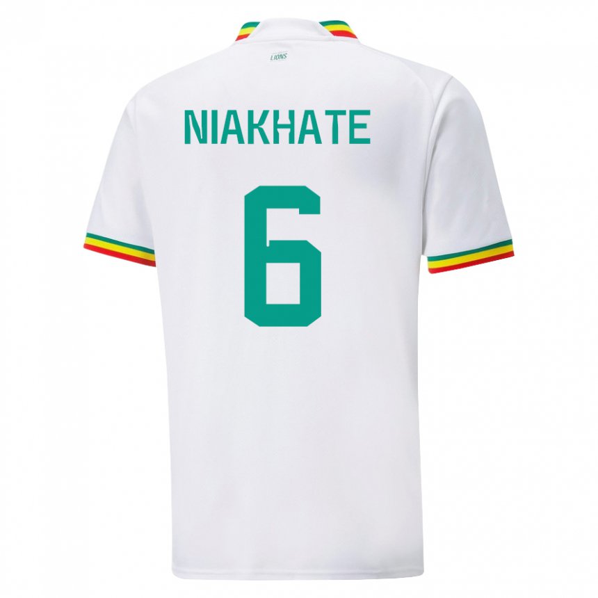 Herren Senegalesische Niakhate N Diaye #6 Weiß Heimtrikot Trikot 22-24 T-shirt Schweiz