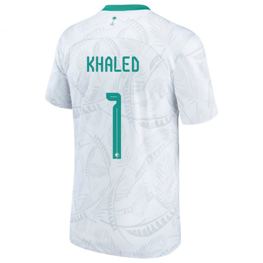 Herren Saudi-arabische Sarah Khaled #1 Weiß Heimtrikot Trikot 22-24 T-shirt Schweiz