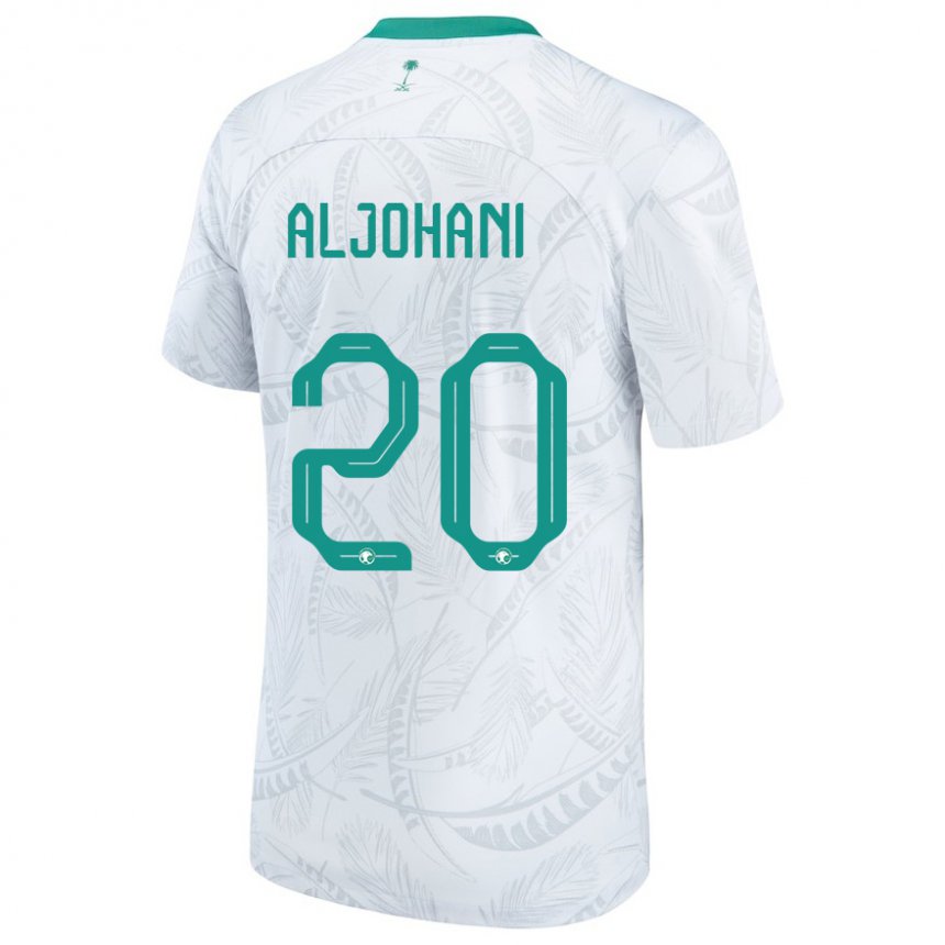 Herren Saudi-arabische Ziyad Aljohani #20 Weiß Heimtrikot Trikot 22-24 T-shirt Schweiz