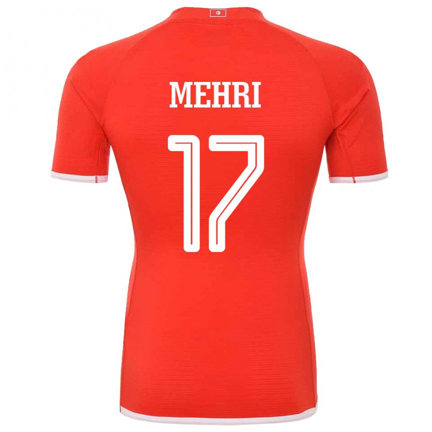 Herren Tunesische Malek Mehri #17 Rot Heimtrikot Trikot 22-24 T-shirt Schweiz