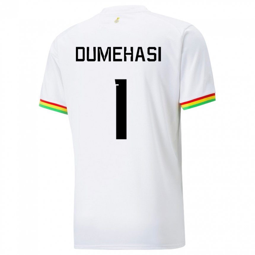 Herren Ghanaische Fafali Dumehasi #1 Weiß Heimtrikot Trikot 22-24 T-shirt Schweiz