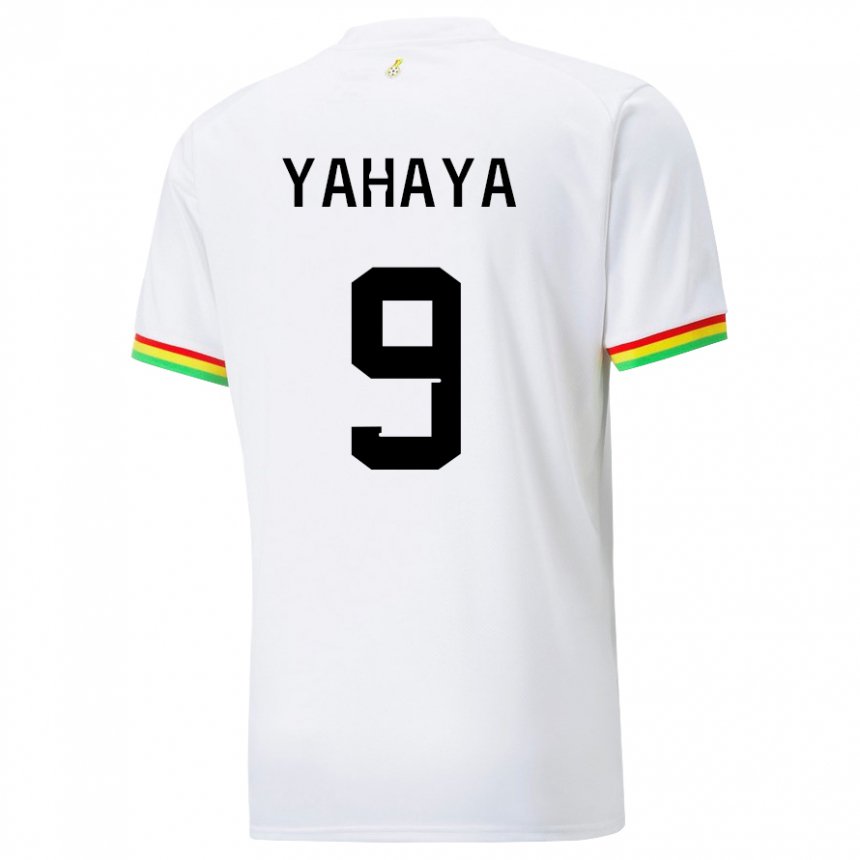 Herren Ghanaische Mohammed Yahaya #9 Weiß Heimtrikot Trikot 22-24 T-shirt Schweiz