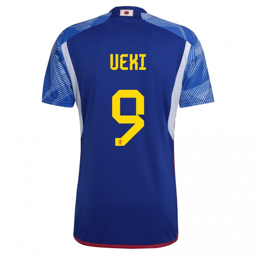 Herren Japanische Riko Ueki #9 Königsblau Heimtrikot Trikot 22-24 T-shirt Schweiz