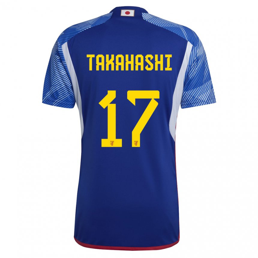 Herren Japanische Hana Takahashi #17 Königsblau Heimtrikot Trikot 22-24 T-shirt Schweiz