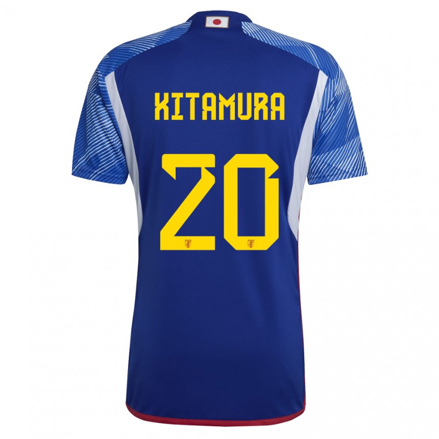 Herren Japanische Nanami Kitamura #20 Königsblau Heimtrikot Trikot 22-24 T-shirt Schweiz