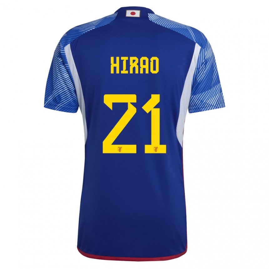 Herren Japanische Chika Hirao #21 Königsblau Heimtrikot Trikot 22-24 T-shirt Schweiz