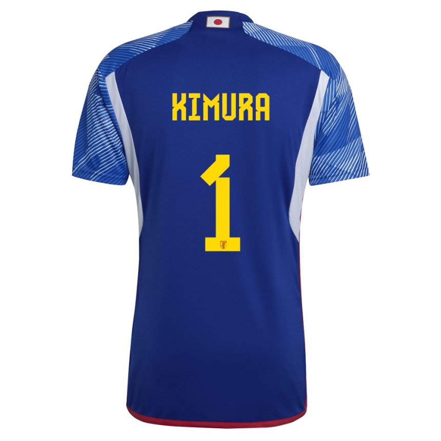 Herren Japanische Ryoya Kimura #1 Königsblau Heimtrikot Trikot 22-24 T-shirt Schweiz