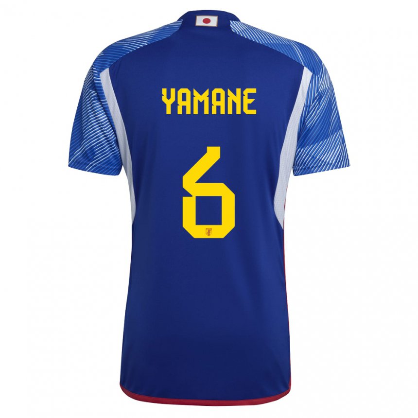 Herren Japanische Riku Yamane #6 Königsblau Heimtrikot Trikot 22-24 T-shirt Schweiz