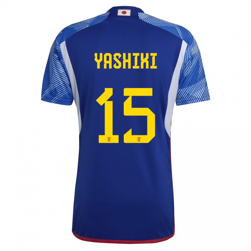 Herren Japanische Yusei Yashiki #15 Königsblau Heimtrikot Trikot 22-24 T-shirt Schweiz