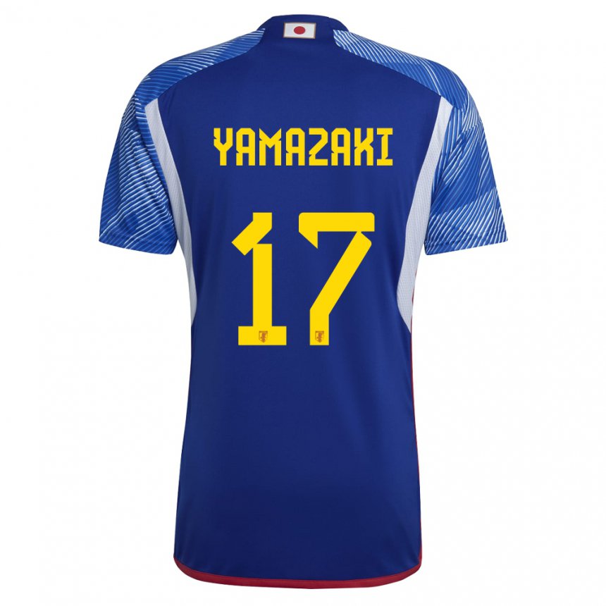 Herren Japanische Taishin Yamazaki #17 Königsblau Heimtrikot Trikot 22-24 T-shirt Schweiz