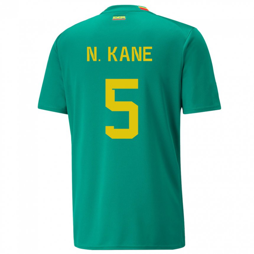 Homme Maillot Sénégal Ndeye Ndiaye Kane #5 Vert Tenues Extérieur 22-24 T-shirt Suisse