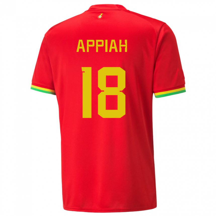 Herren Ghanaische Veronica Appiah #18 Rot Auswärtstrikot Trikot 22-24 T-shirt Schweiz