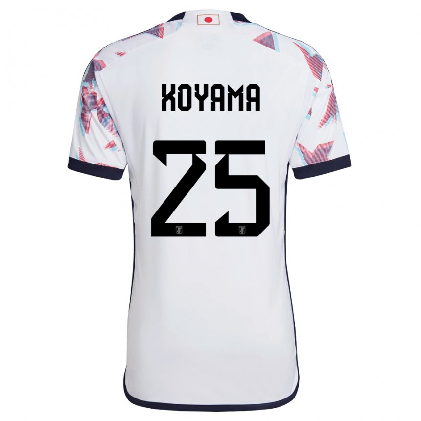 Herren Japanische Shinomi Koyama #25 Weiß Auswärtstrikot Trikot 22-24 T-shirt Schweiz