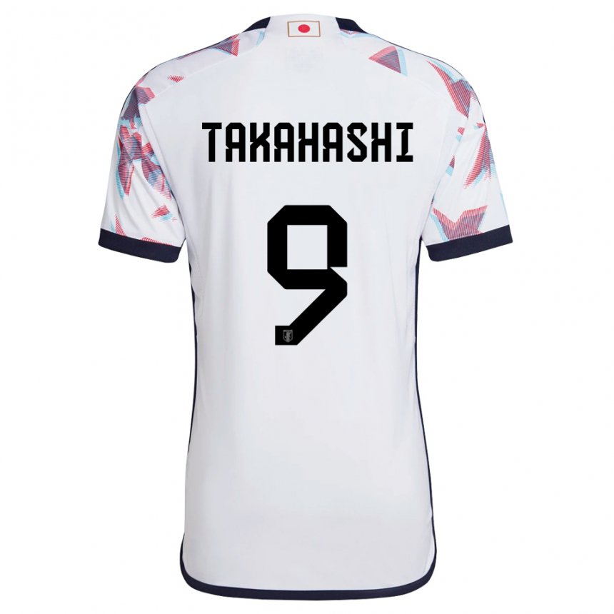 Homme Maillot Japon Hikaru Takahashi #9 Blanc Tenues Extérieur 22-24 T-shirt Suisse