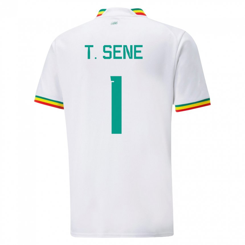 Damen Senegalesische Thiaba Gueye Sene #1 Weiß Heimtrikot Trikot 22-24 T-shirt Schweiz