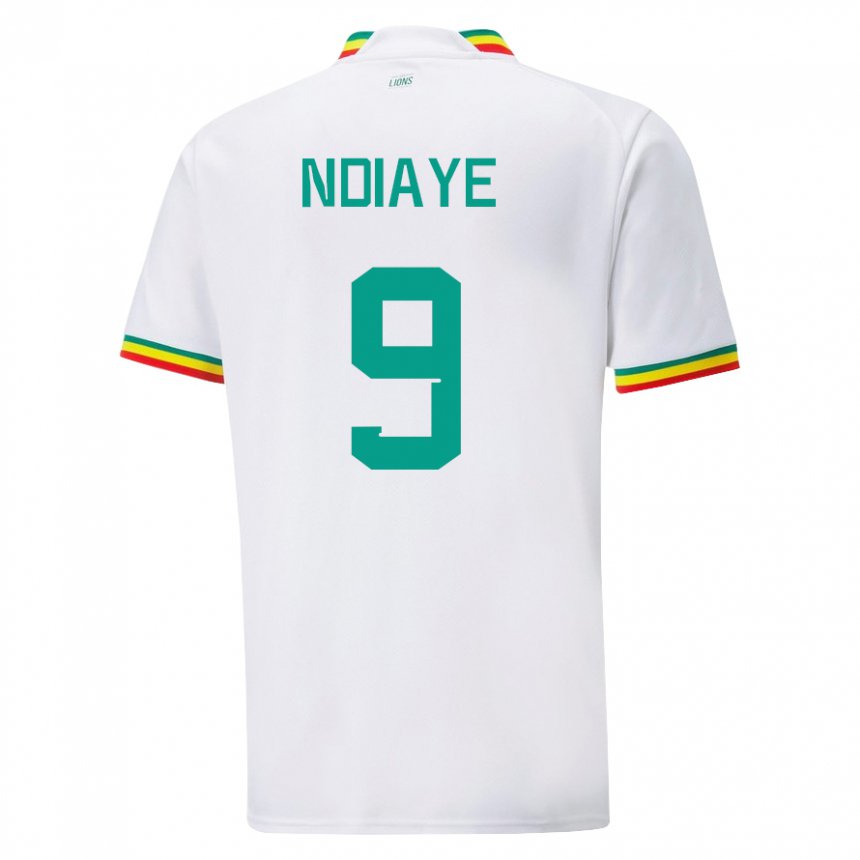 Damen Senegalesische Nguenar Ndiaye #9 Weiß Heimtrikot Trikot 22-24 T-shirt Schweiz