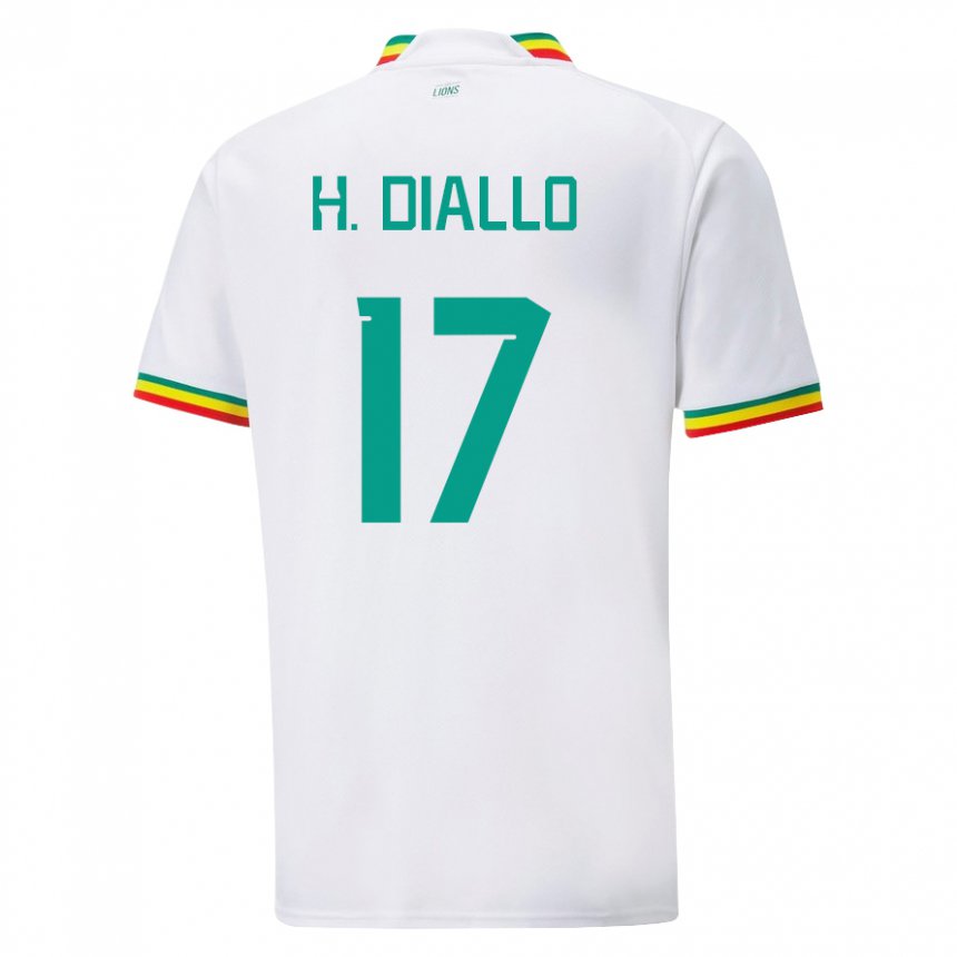 Damen Senegalesische Hapsatou Malado Diallo #17 Weiß Heimtrikot Trikot 22-24 T-shirt Schweiz