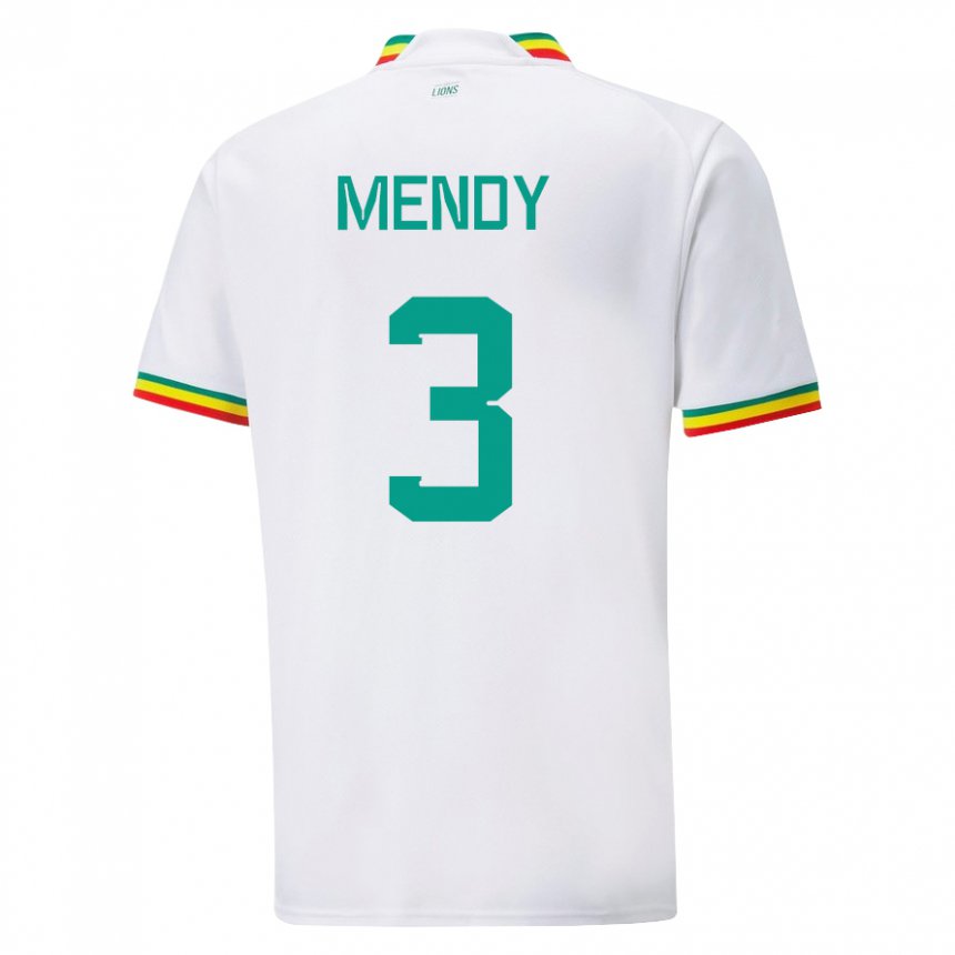 Damen Senegalesische Formose Mendy #3 Weiß Heimtrikot Trikot 22-24 T-shirt Schweiz