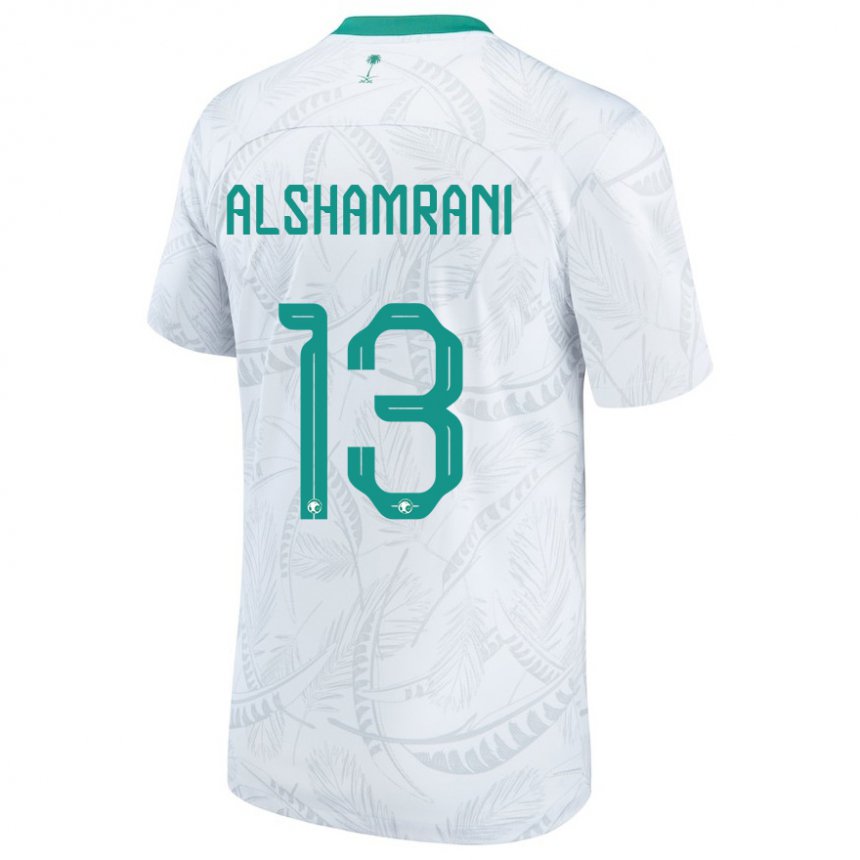 Damen Saudi-arabische Farha Alshamrani #13 Weiß Heimtrikot Trikot 22-24 T-shirt Schweiz