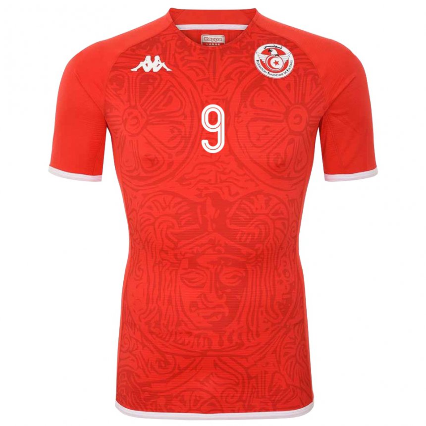 Damen Tunesische Sabrine Ellouzi #9 Rot Heimtrikot Trikot 22-24 T-shirt Schweiz